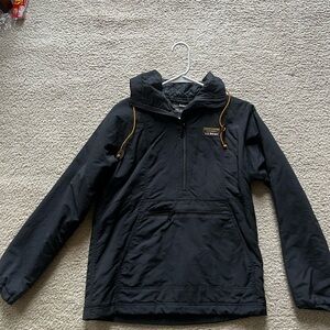 L.L. Bean Kids Black Hoodie with Gold Accents